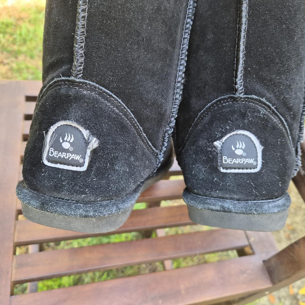 Black Suede Boots - Picture 4 of 6